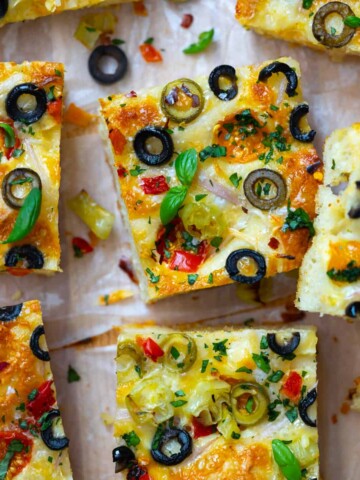Antipasto Focaccia by Baking The Goods