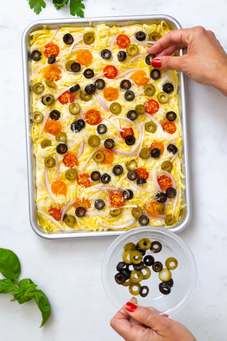 Antipasto Focaccia | Baking the Goods