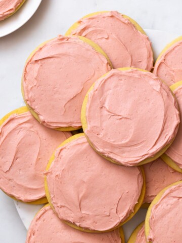 The Big Pink Cookies recipe by Baking The Goods
