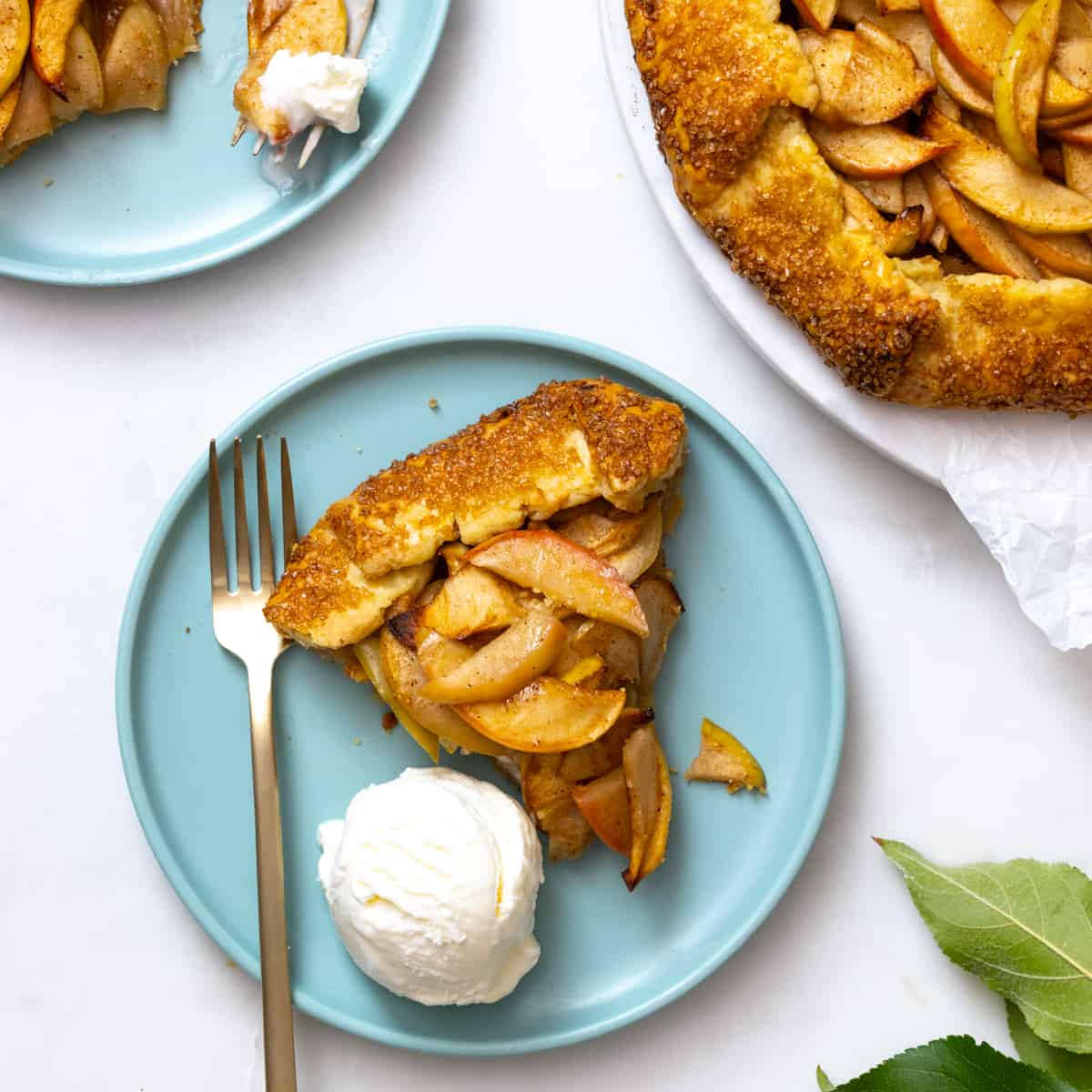Apple Cheddar Galette by Baking The Goods