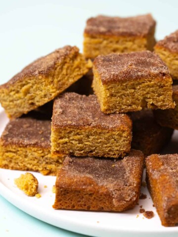 Brown Butter Snickerdoodle Blondies by Baking The Goods