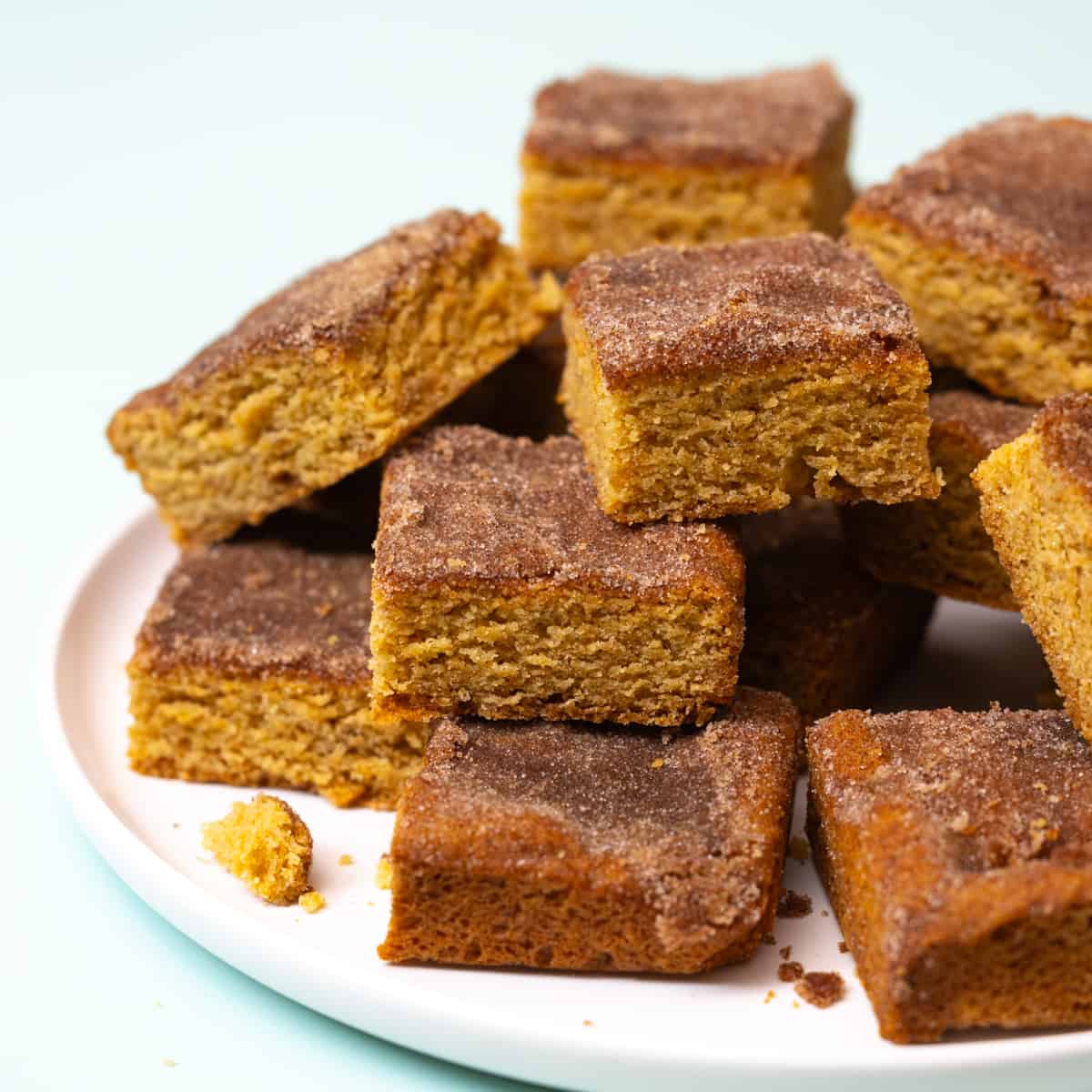 Brown Butter Snickerdoodle Blondies by Baking The Goods