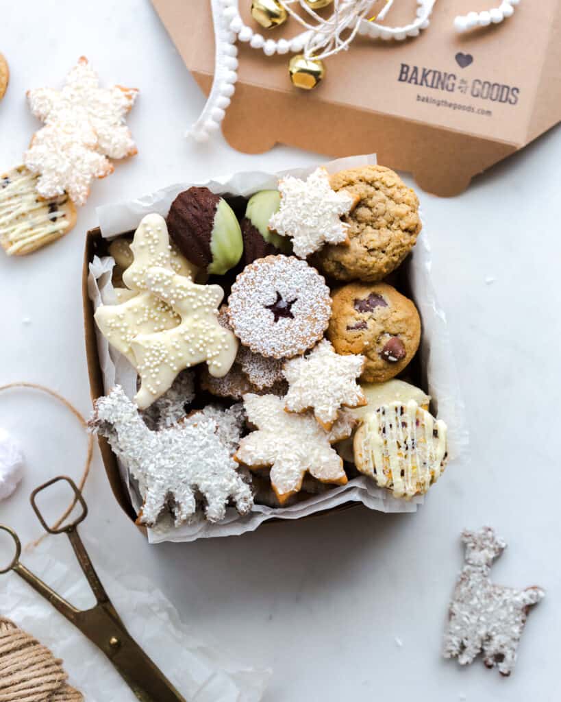 Holiday Cookie box from Baking The Goods