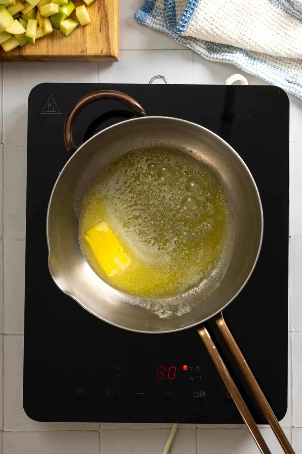 melting butter