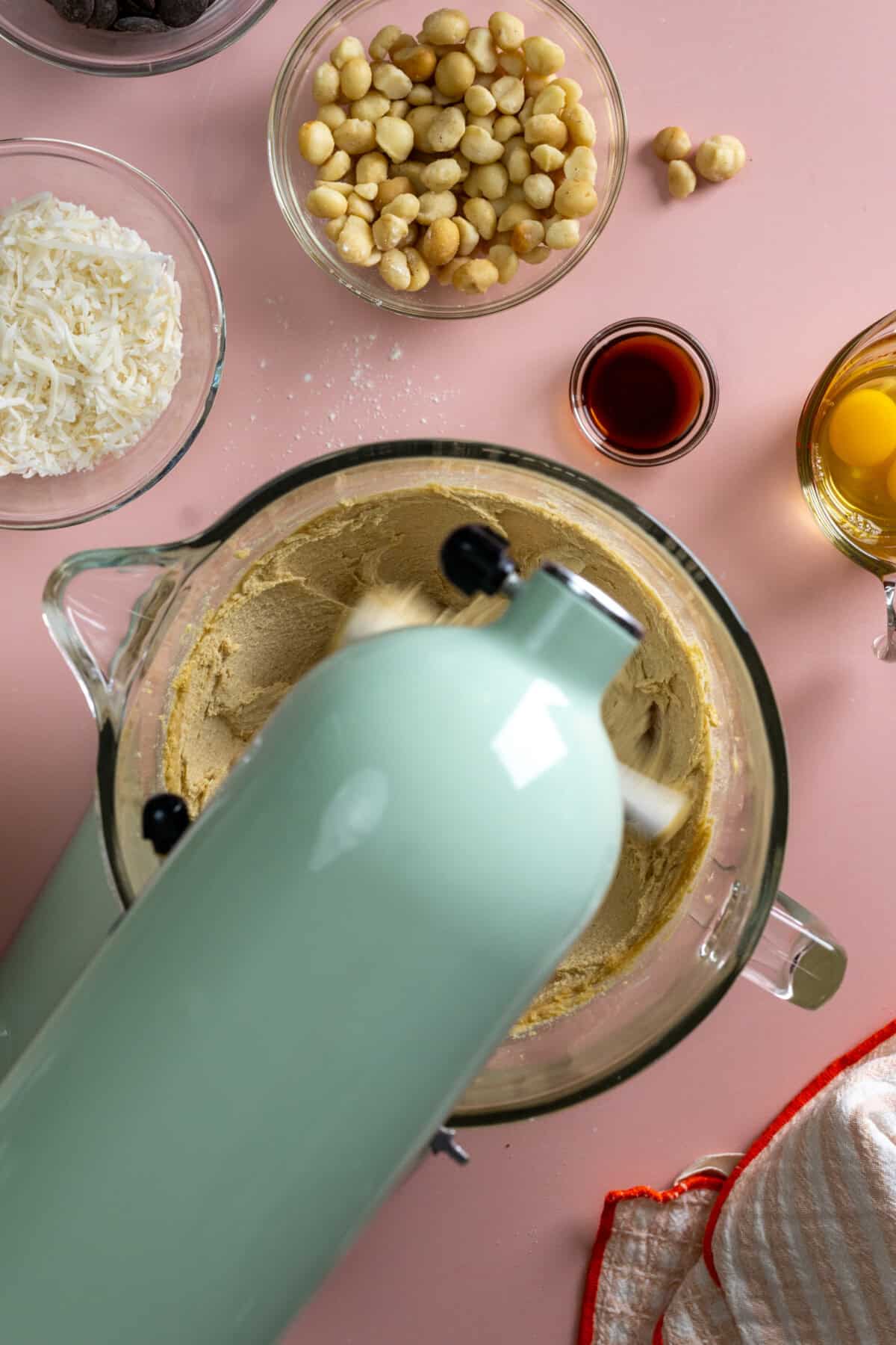 creaming butter and sugar