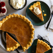 Hot Buttered Rum Sugar Cream Pie