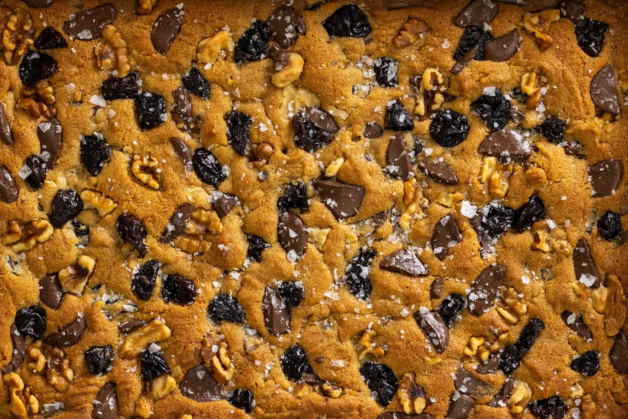 Fruit, Nut & Chocolate Tahini Bars