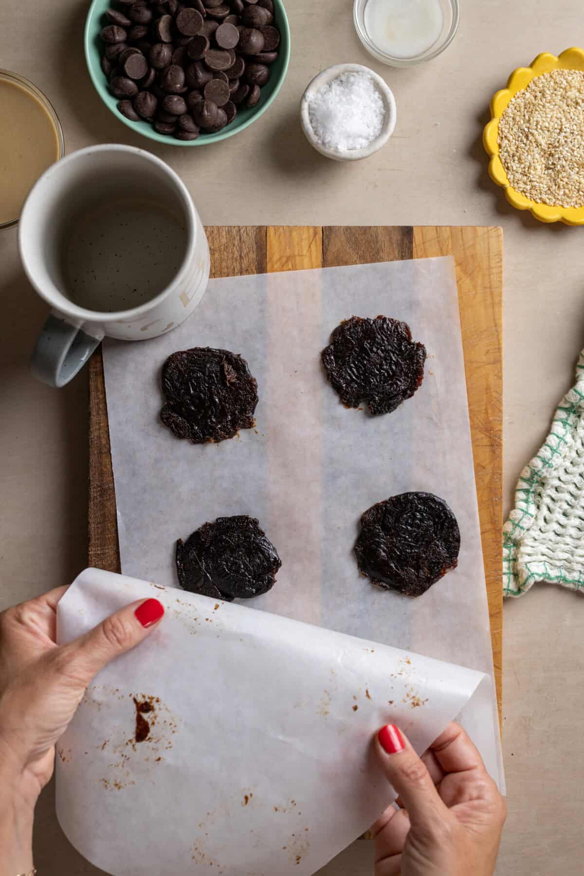 smashed California Prunes