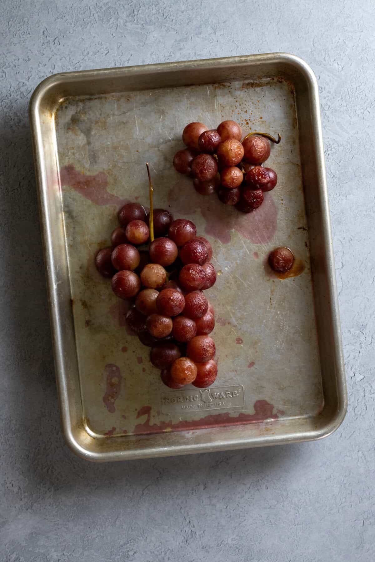 Roasted grapes