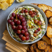 Roasted Grape Caramelized Onion Dip by Baking The Goods