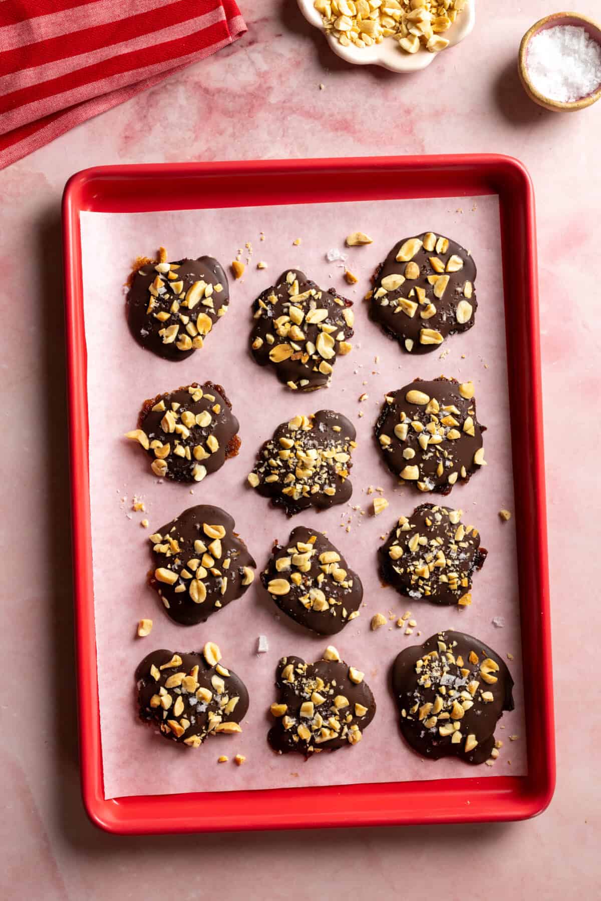 Smashed Prune Snickers Bites by Baking The Goods
