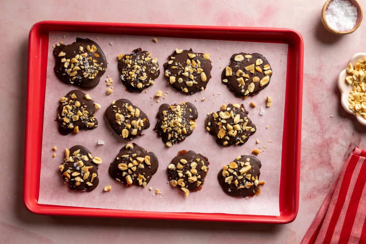 Smashed Prune Snickers Bites