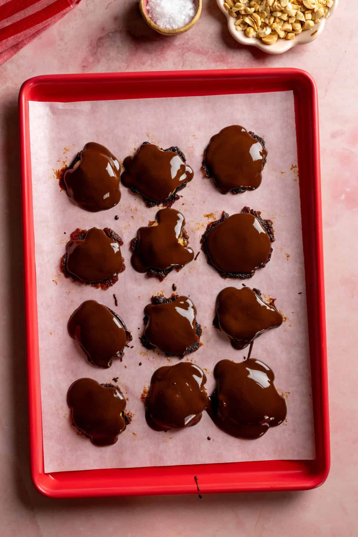 Chocolate covered prunes