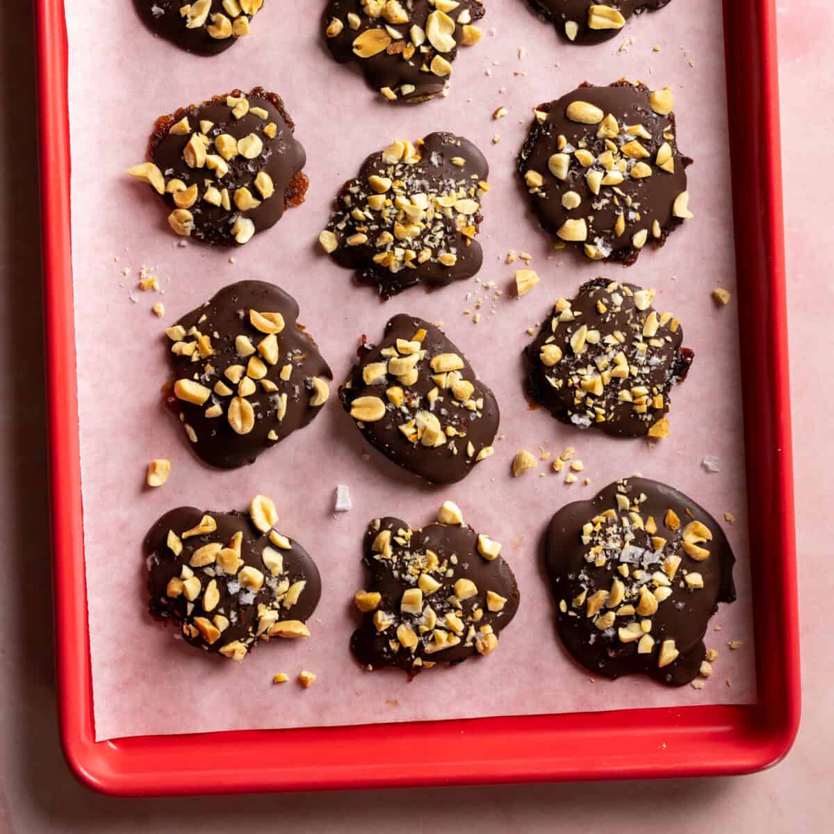 Smashed Prune Snickers Bites by Baking The Goods